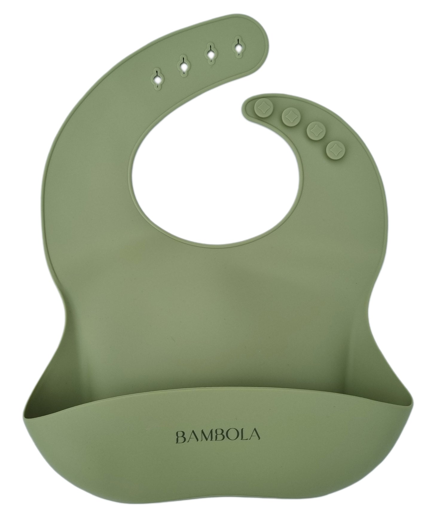 Silicone Bib with Pouch