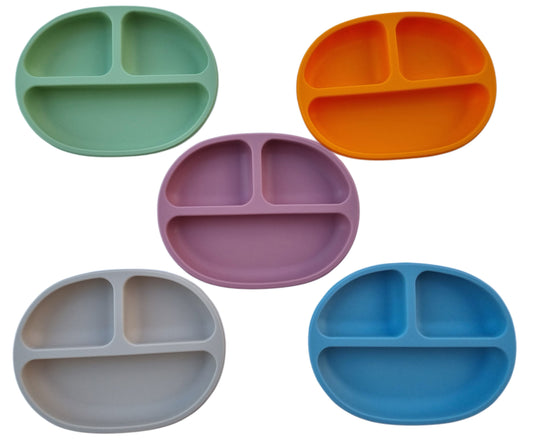 Segmented Silicone Plate with Lid